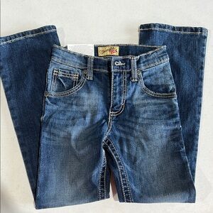 Wrangler Boy’s 10 Slim Vintage Boot Cut Blue Jeans. New with tags.